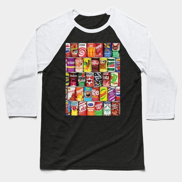 soda can Baseball T-Shirt by Foodinasty